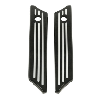 Black Saddlebag Latch Cover Fit For Harley Ultra Street Electra Glide 2014-2022 - Moto Life Products