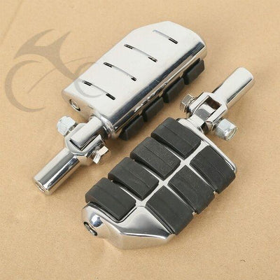 Passenger FootPeg Rest/Support Mount Fit For Harley Softail FLST 00-06 Chrome - Moto Life Products