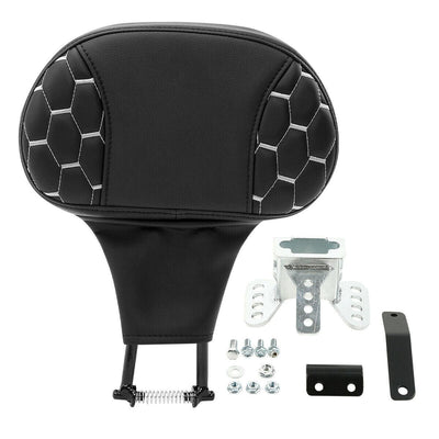 Driver Rider Backrest Fit For Harley Touring Road King Street Electra Glide FLHT - Moto Life Products