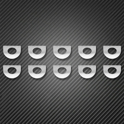 10pcs Foot Peg Mount Pin Kit Spring Washer D Shape Fit For Harley Sportster Dyna - Moto Life Products