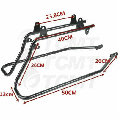 Hard Saddlebags Conversion Bracket Mounts Fit For Harley Davidson Softail 86-17 - Moto Life Products