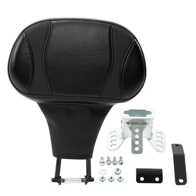 Driver Rider Black Backrest Fit For Harley Touring Glide Road King 2009-2021 - Moto Life Products