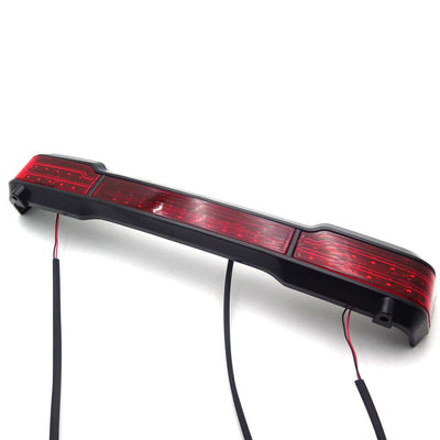 Red LED Tail Turn Light Trunk For Harley Touring Classic King Tour Pack 97-08 - Moto Life Products