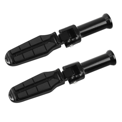 Black Rear Passenger Foot Pegs Fit For Harley Softail Low Rider FXLRS 18-22 20 - Moto Life Products