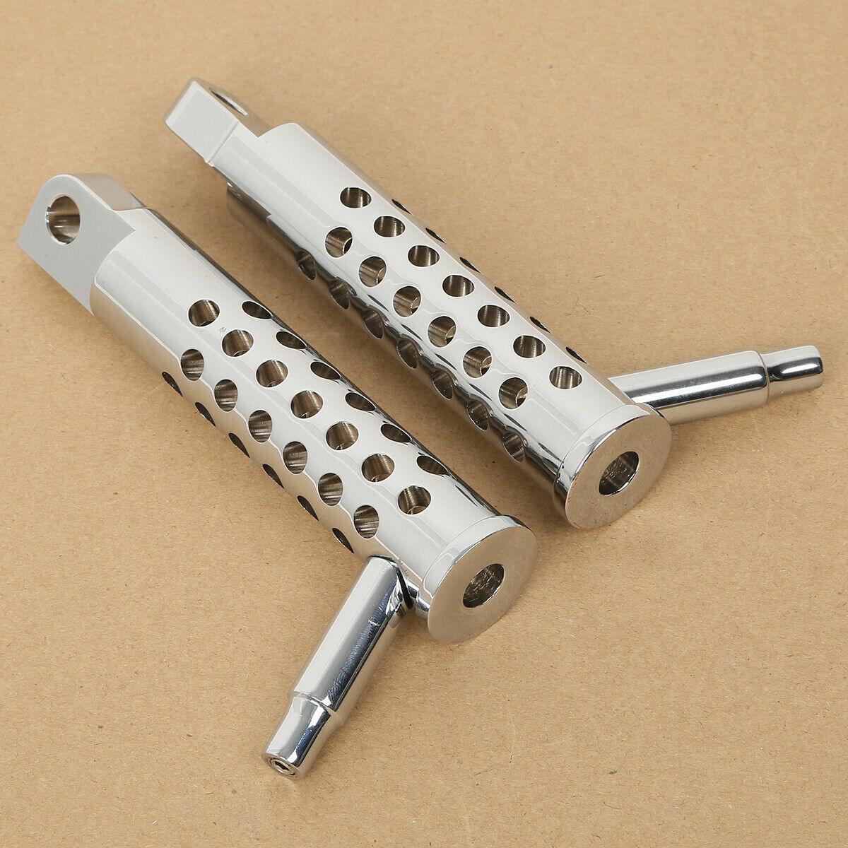 45° Silence Drilled Footpegs Pegs Fit For Harley Sportster XL883L 1200 2011-2021 - Moto Life Products