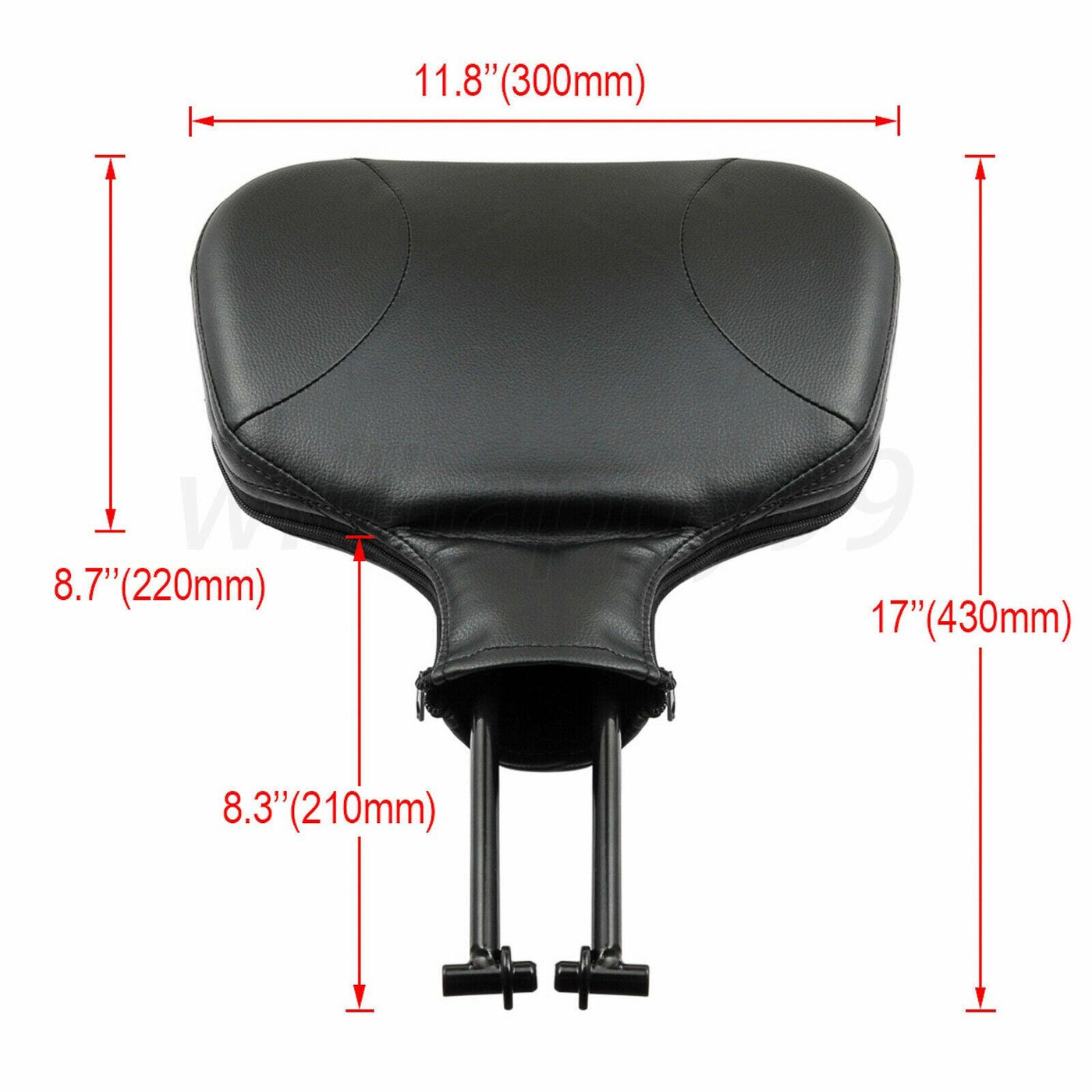 Driver Rider Backrest Fit For Harley Touring Road Glide Street Glide 2009-2022 - Moto Life Products