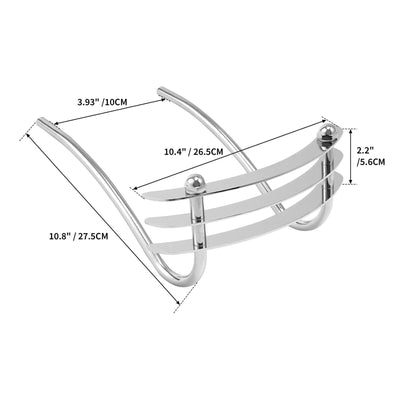 Chrome Front Fender Trim Bumper Grill Universal Fit For Harley Softail FLST - Moto Life Products