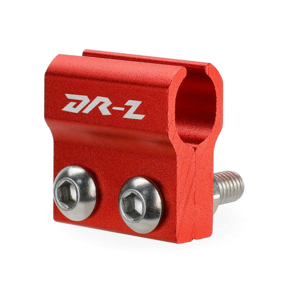 DRZ Logo CNC Front Brake Line Hose Clamp Holder For SUZUKI DRZ400SM 2005-2021 - Moto Life Products