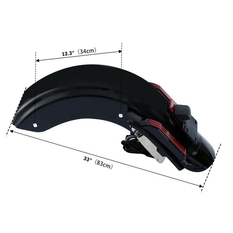 LED Rear Fender Fit For Harley Touring Road Electra Glide 2014-2022 18 CVO Style - Moto Life Products