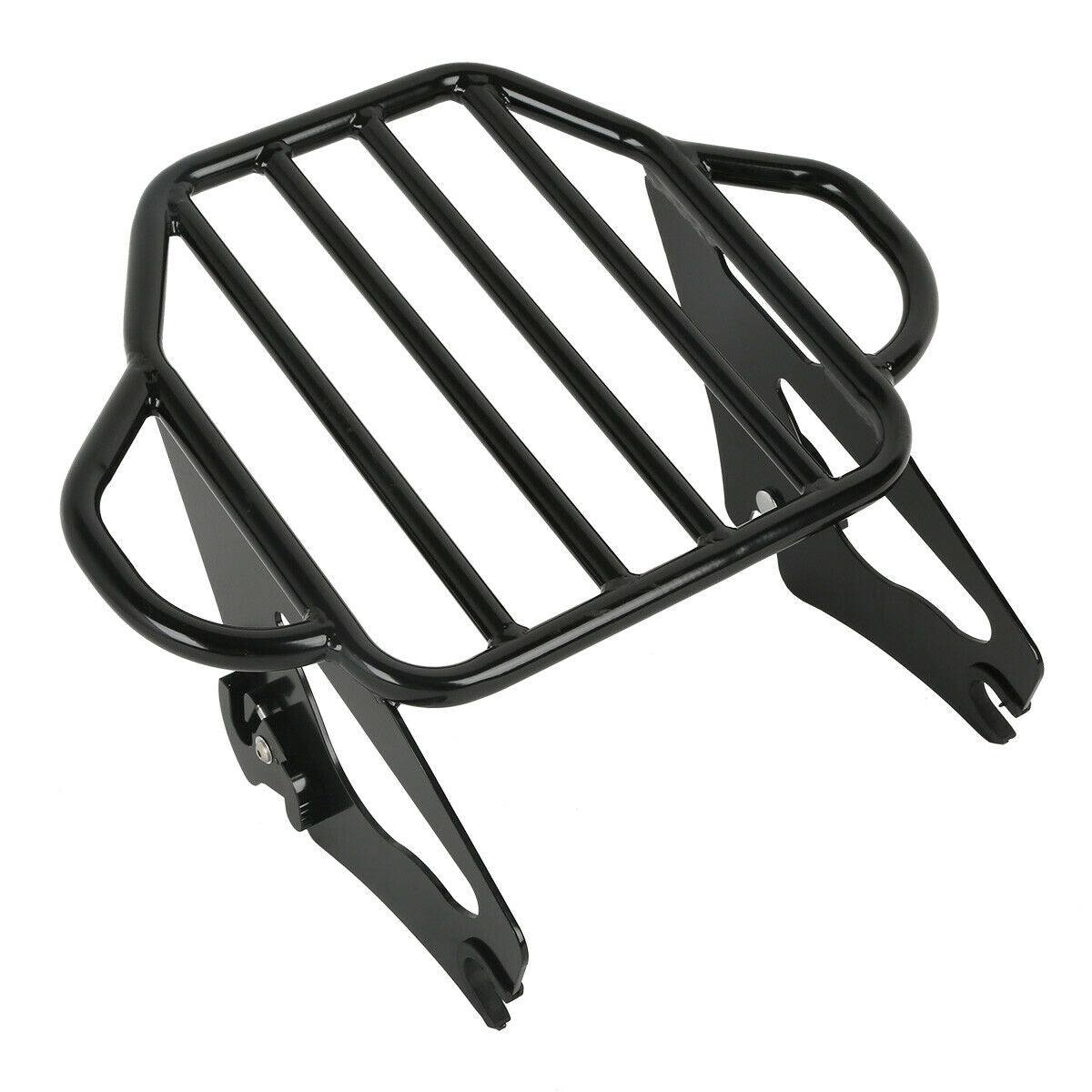 Two Up Detachable Luggage Rack Fit For Harley Road Electra Glide FLTRX 2009-2022 - Moto Life Products