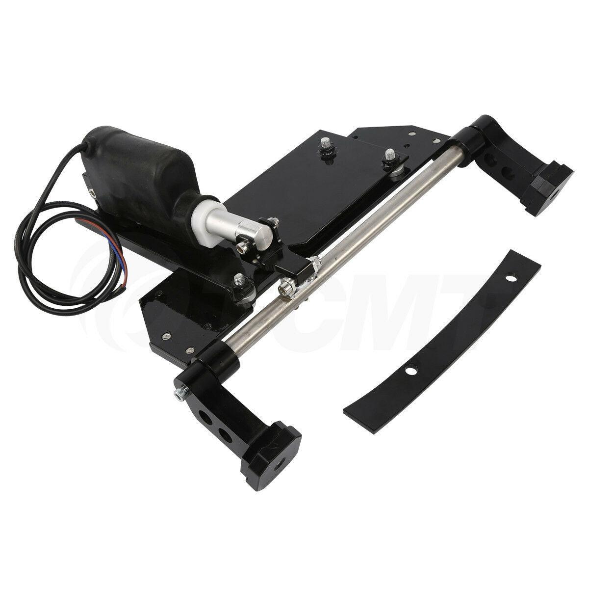 Black Electric Center Stand Fit For Harley Touring Road Street Glide 09-16 17-21 - Moto Life Products