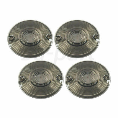 4X Smoked Turn Signal Light Cover fit for Harley Electra Street Glide Road King - Moto Life Products