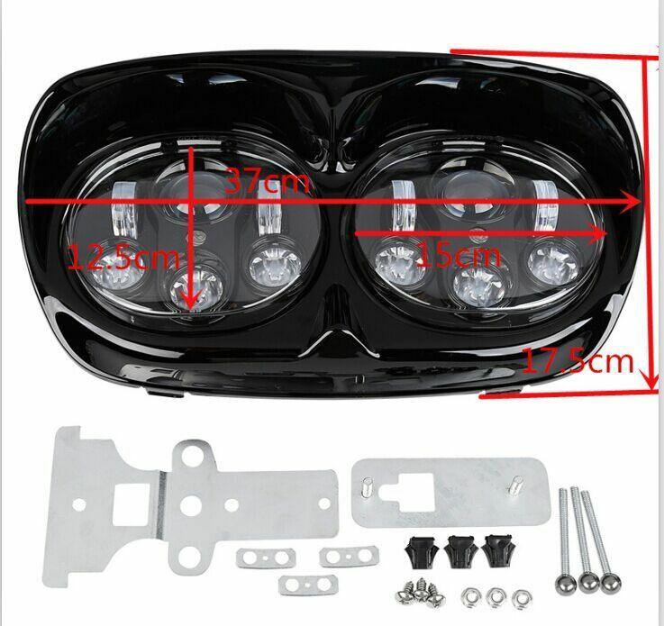 Inner Outer Fairings & LED Headlight Fit For Harley Touring FLTR 1998-2013 12 US - Moto Life Products