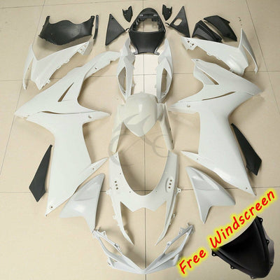 Unpainted ABS Fairing Bodywork Windscreen Set Fit For Suzuki GSXR 600 750 11-20 - Moto Life Products