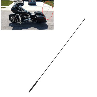 Black AM FM Antenna Fit For Harley Street Electra Glide Road King 1986-2020 2012 - Moto Life Products