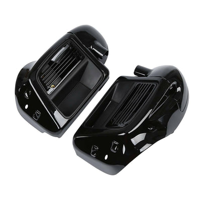 Black Lower Vented Fairing &Water-Cooled Fit For Harley Touring Road Glide 14-22 - Moto Life Products