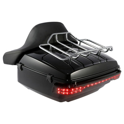 King Pack Trunk Backrest Rack Tail Light For Harley Tour Pak Road Glide 2014-22 - Moto Life Products