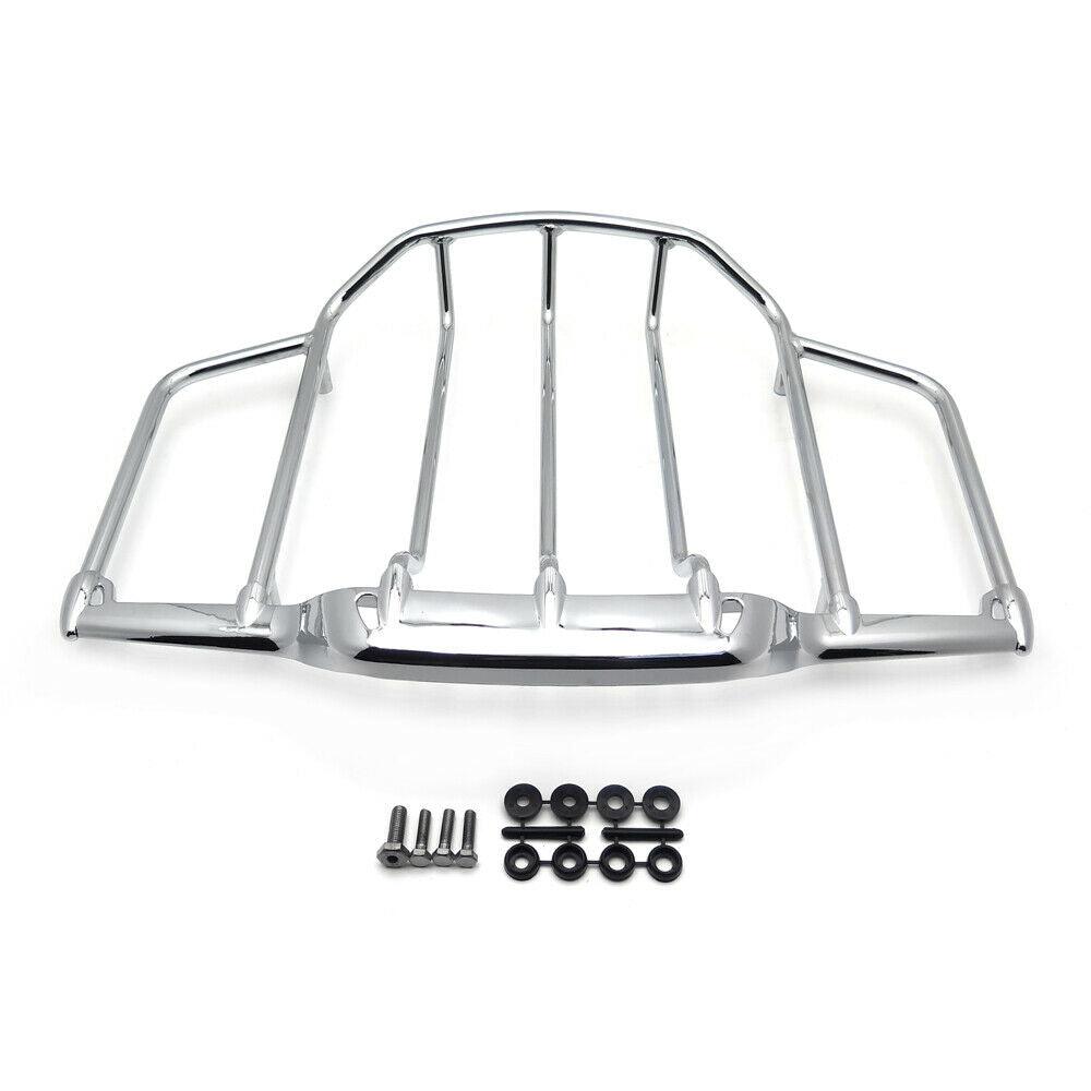 Air Wing Tour Pak Luggage Rack Rail Chrome For Harley Touring FLHT FLHX FLHR FLT - Moto Life Products