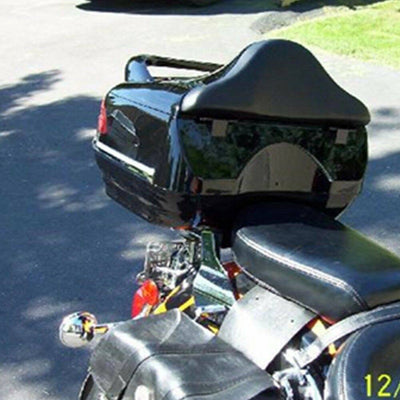 VIP Black Motorcycle Trunk Luggage Tail Box Backrest Light For Harley Davidson - Moto Life Products