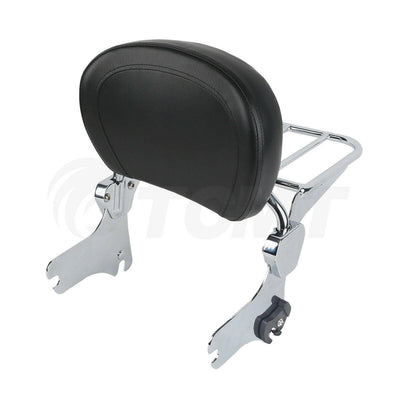 Detachable Backrest Sissy Bar Luggage Rack Fit For Harley Glide Classic FLHRCI - Moto Life Products