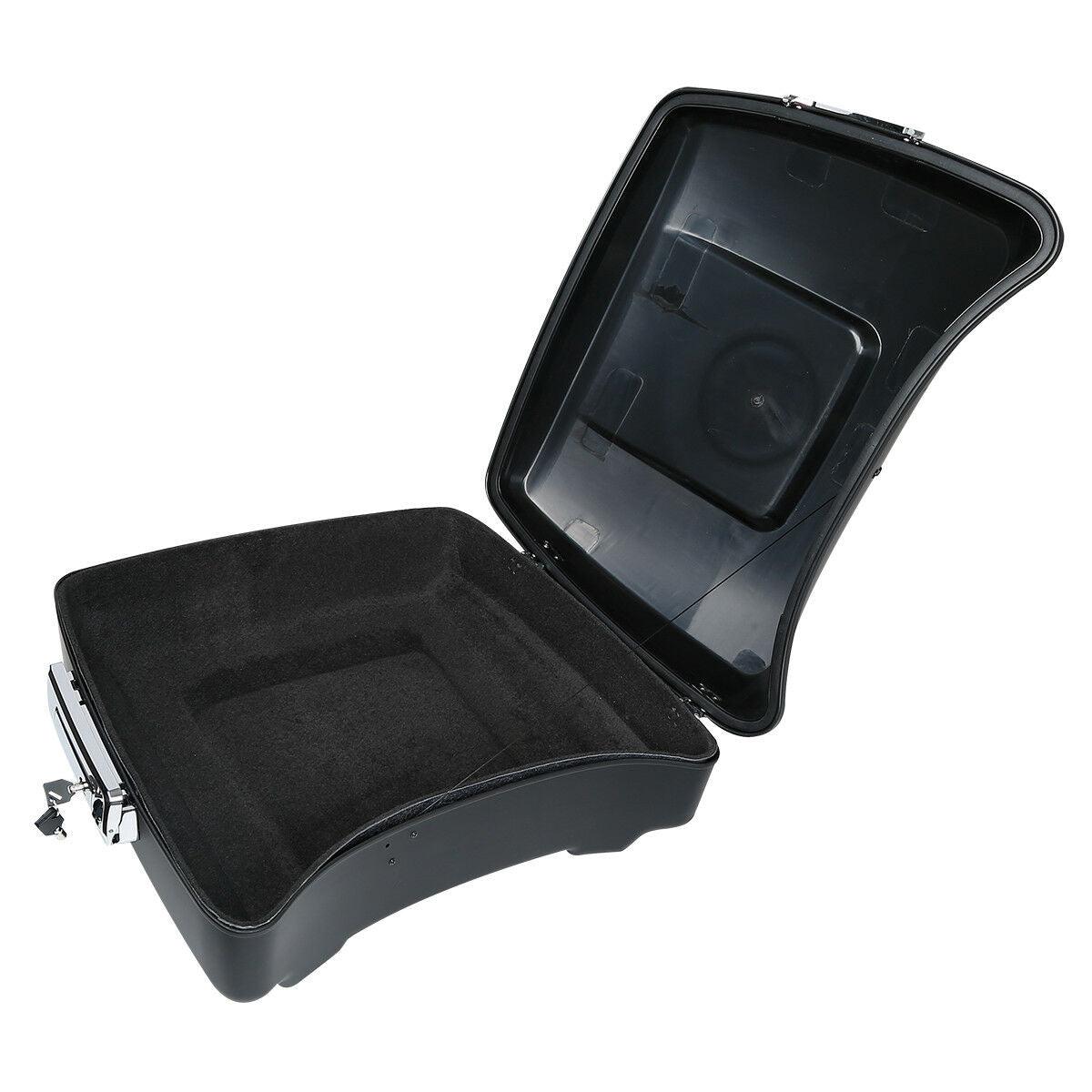 Matte Chopped Trunk Backrest Rack Fit For Harley Tour Pak Street Glide 2009-2013 - Moto Life Products