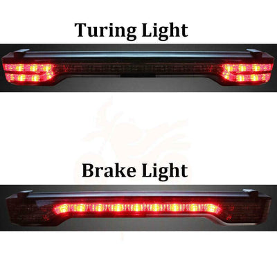 King Tour Pack Pak Truck LED Brake Turn Tail Light Red For Harley Touring 14-Up - Moto Life Products