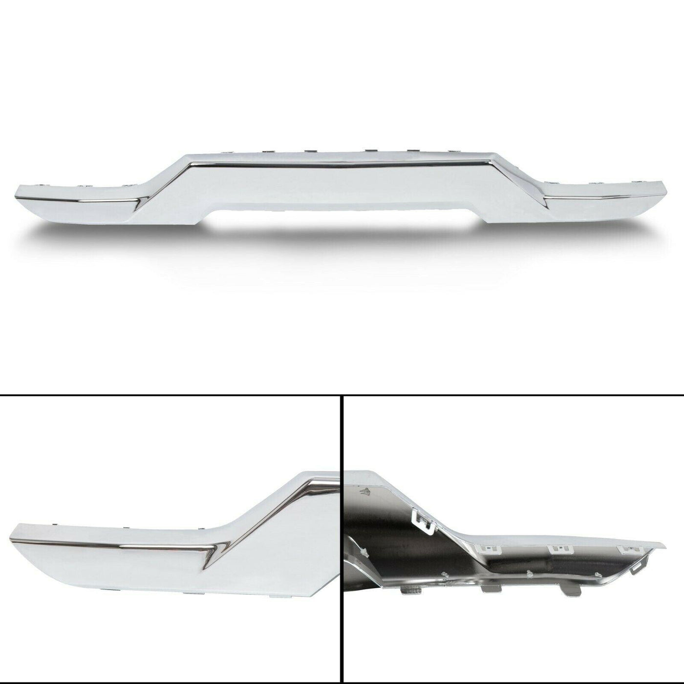 Chrome Front Bumper Skid Plate For Chevy 16 17 18 Silverado 1500 GM1044128 - Moto Life Products