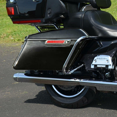 Hard Saddle Bags Trunk W/ Latch key Fit For Harley Touring Road King Glide 93-13 - Moto Life Products