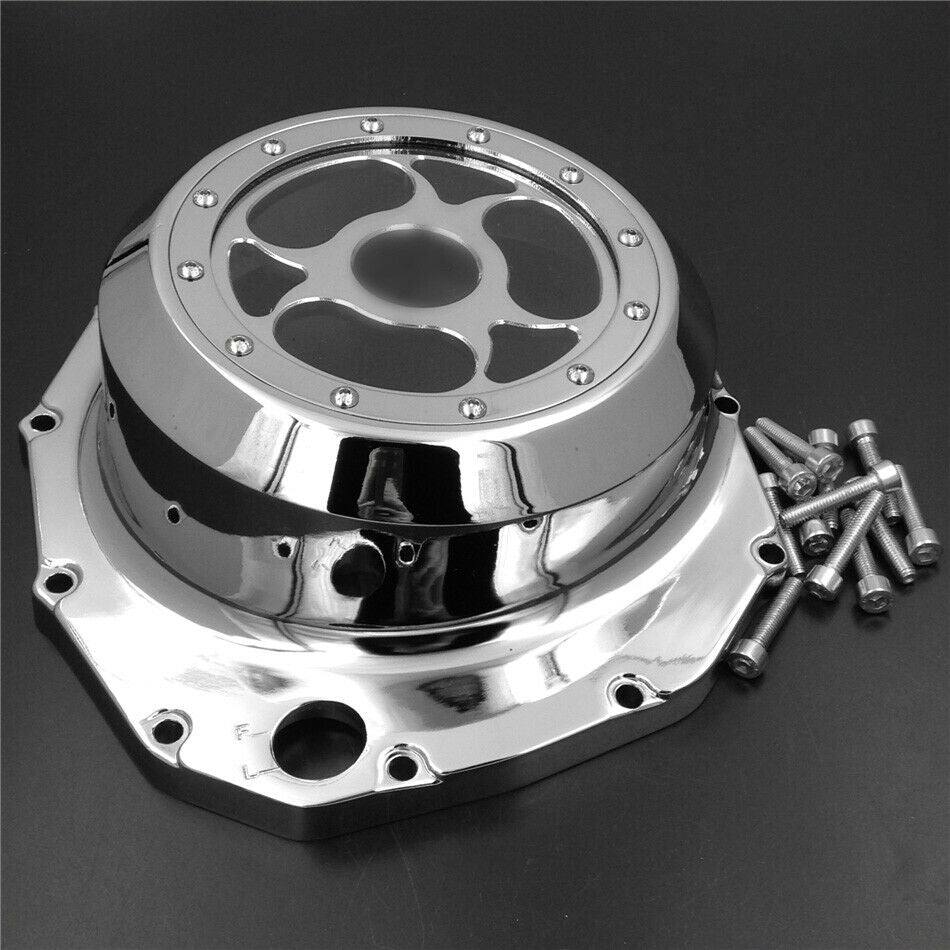 See Through Engine Clutch Cover For Suzuki Gsx1300R Hayabusa B-King '99-'20 w/ g - Moto Life Products