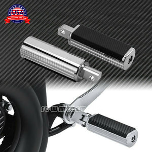 Chrome Defiance Foot Peg Male Footrests Fit For Harley Electra Glide Low Glide - Moto Life Products