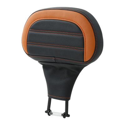 Driver Rider Backrest Pad Fit For Harley Touring Road Street Glide 1988-2022 - Moto Life Products
