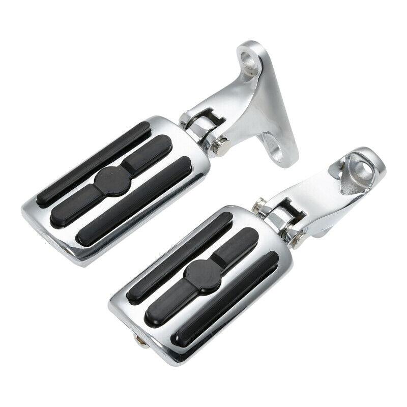 Chrome Rear Passenger Foot Pegs Mount Kit Fit For Harley Road Glide 1993-2022 - Moto Life Products
