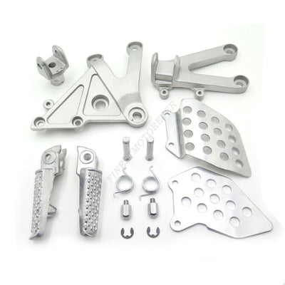 Silver Front Rider Foot Pegs Bracket Fit For Honda Cbr600Rr 2003 2004 2005 2006 - Moto Life Products