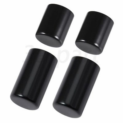 Black Docking Hardware Point Covers Kit Fit for Harley Touring Road King 2009-22 - Moto Life Products