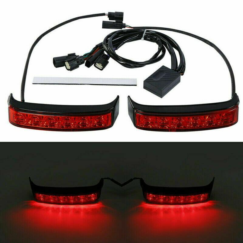 LED Saddlebag RED Run Brake Turn Light For Harley Electra Glide 2014-2022 2019 - Moto Life Products