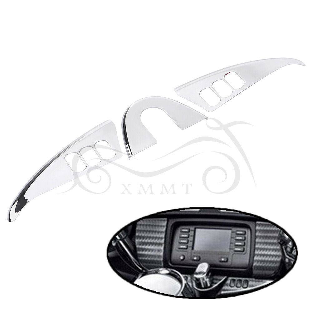 Chrome Fairing Switch Panel Dash Accent Cover For Harley Street Glide CVO FLHXSE - Moto Life Products