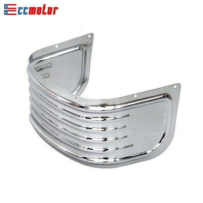 Chrome Ribbed Front Fender Trim Skirt For Harley Softail FLSCT Touring Road King - Moto Life Products