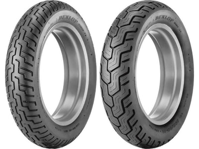 Dunlop D404 100/90-19 & 130/90-16 Front & Rear Motorcycle Tire Set Combo Street - Moto Life Products