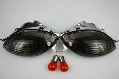 Turn Signals For 1999-2003 2004 2005 2006 2007 Suzuki Hayabusa GSXR1300R Smoke - Moto Life Products