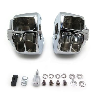 Switch Housings Cover For 2009 Later Harley Dyna Sportsters Softail V-Rod Chrome - Moto Life Products