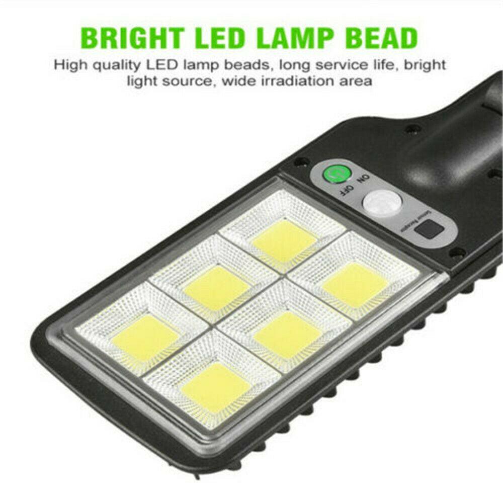600W LED Solar Wall Light Motion Sensor Outdoor Garden Security Street Yard Lamp - Moto Life Products