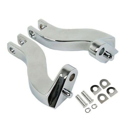 New Chrome Passenger Footpeg Mount Bracket For Harley Road Glide King 1993-2022 - Moto Life Products