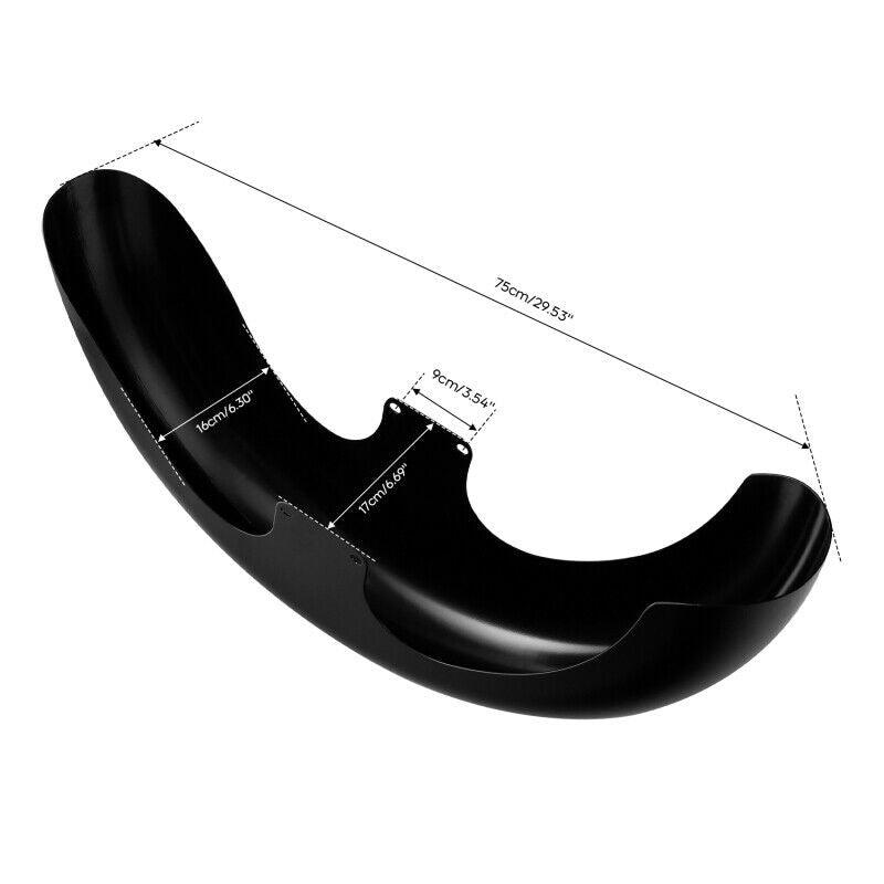 23'' Wheel Unpainted Front Fender Space Mount Fit For Harley Road Glide 14-22 - Moto Life Products