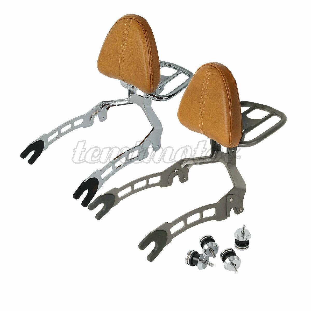 Passenger Backrest Sissy Bar Mounting Spools For Indian Scout 15-20 Sixty 16-20 - Moto Life Products