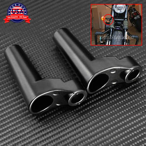 Front Turn Signal Mounts Relocation Kit Fit For Harley Sportster 88-up FXD 91-05 - Moto Life Products