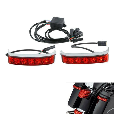 Saddlebag LED Run Brake Turn Light For Harley Road Glide Ultra Limited 2014-2022 - Moto Life Products