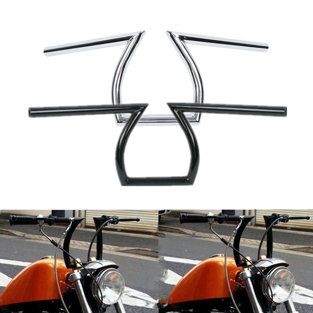 1" Drag Handlebar Z Bars Fit For Harley Sportster Choppers Bobbers Yamaha Suzuki - Moto Life Products