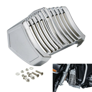Chrome Oil Cooler Cover Fit For Harley Touring CVO Road King Glide 2017-2021 New - Moto Life Products