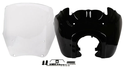 Front Fairing W/ 15" Clear Windshield Fit For Harley Dyna Switchback Low Rider - Moto Life Products