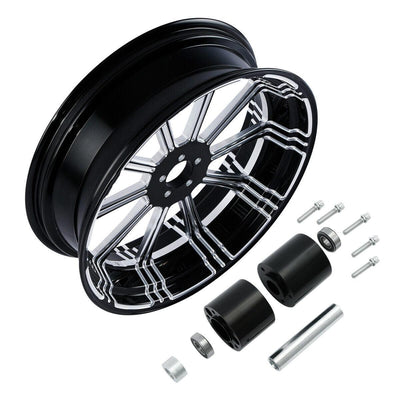 18''x5.5'' Rear Wheel Rim Wheel Hub Fit For Harley Touring Electra Glide 2008-Up - Moto Life Products